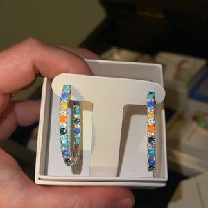 Bomb Party Jewel Candy the Flora Apricot Sky Sunset Earrings